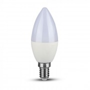  4W/230V candle lamp shape LED lamp, 3,300K, 350 lm, E14 cap, (4121,4216)