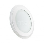  LED PANEL GLASS, 12W LED �lmennyezeti l�mpatest, 840lm, hidegfeh�r (6000K), (4743)