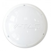  DOME LED ceiling mounted luminaire, 300x100m, full-round,white, with microwave sensor, 17W/1300lm, 4000K  LED light source  (non-replaceable light source), IP54 (4965)