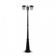  UMBRELLA k�lt�ri �ll�l�mpa, �tm. 500x1990mm, fekete, 2x60W / E27, IP 44 (VT-739)