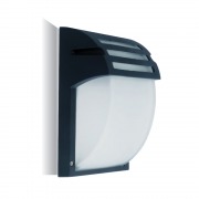  GARDEN k�lt�ri fali l�mpa, fekete, f�lig r�csos, 1x40W / E27, IP44 (7076)