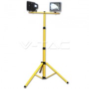  Tripod Stand for floodlighting luminaires, yellow, (9104)