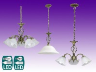 BECKWORTH chandelier/pendant light, a part of set