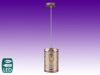 Pierced metal pendant lights